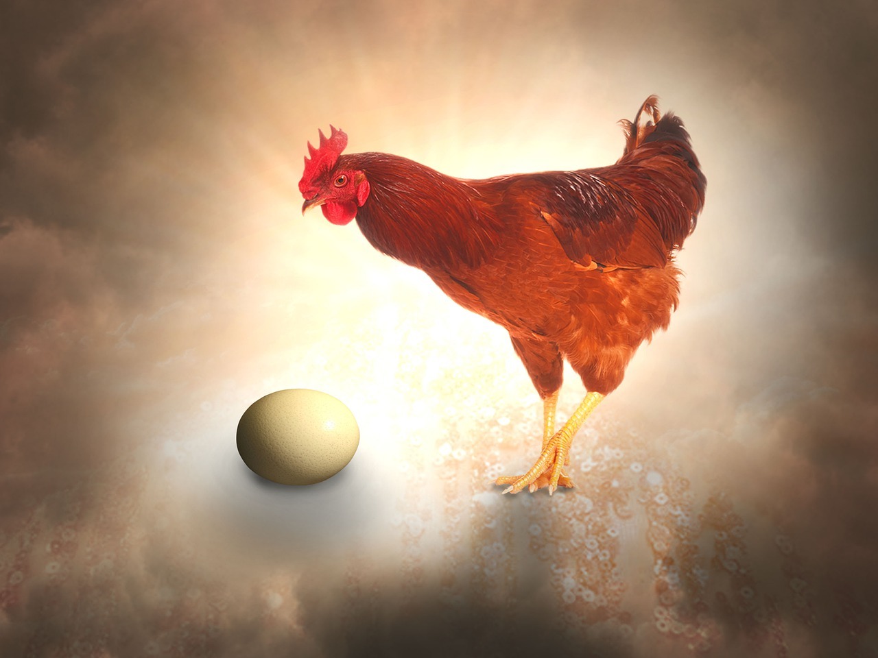 Qué va primero, la gallina o el huevo